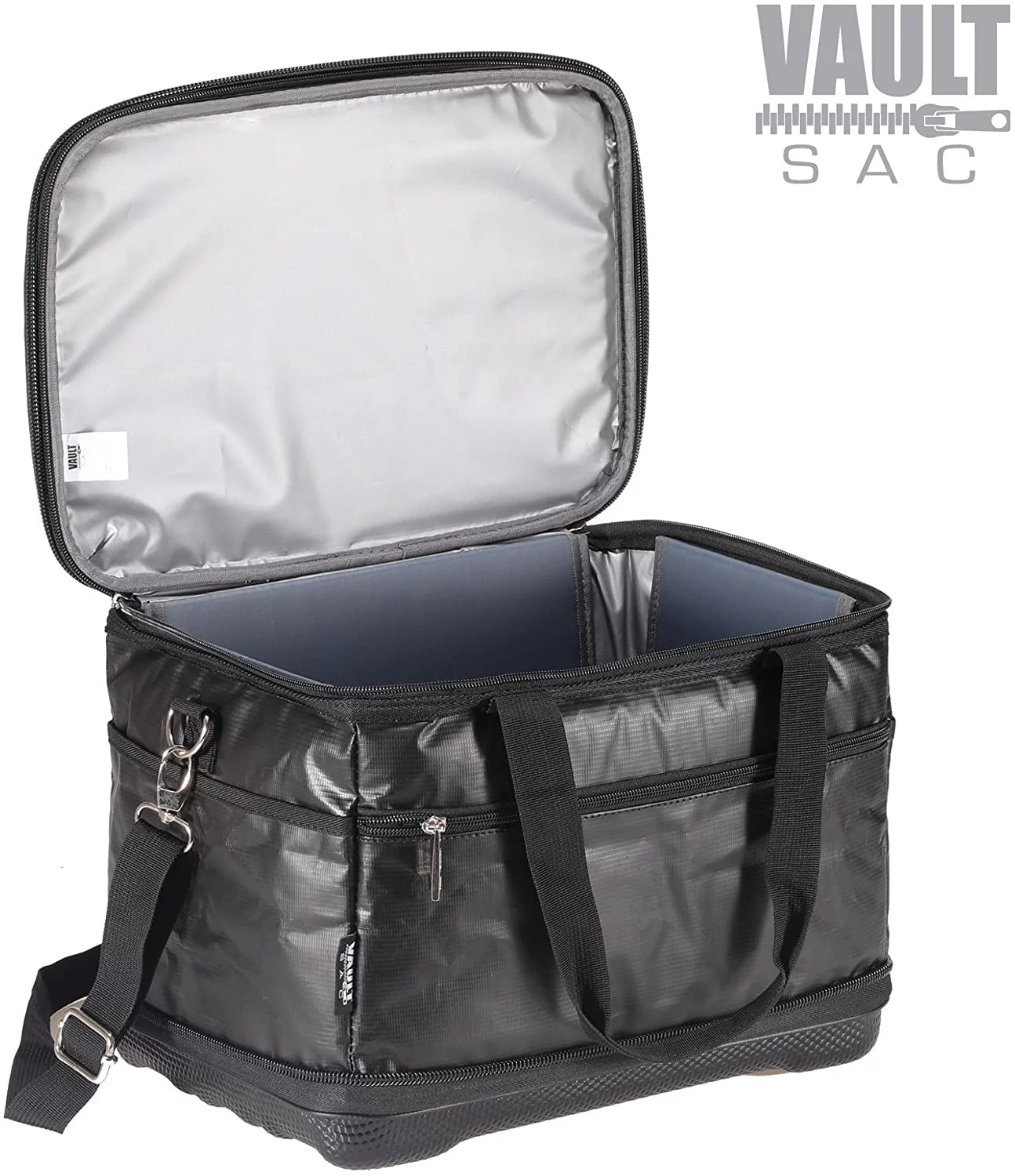 Portable Soft Sided Cooler Bag Collapsable Folding Fully Insulated | 30 Can Capacity | Hard Top and Bottom |