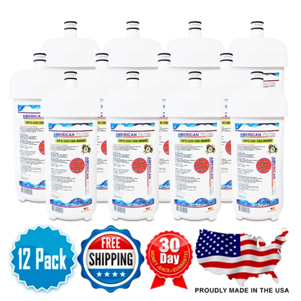 AFC Brand , Water Filters , Model # AFC-CH-104-9000S , Compatible with Cuno® AP500 - 12 Filters - Made in U.S.A.