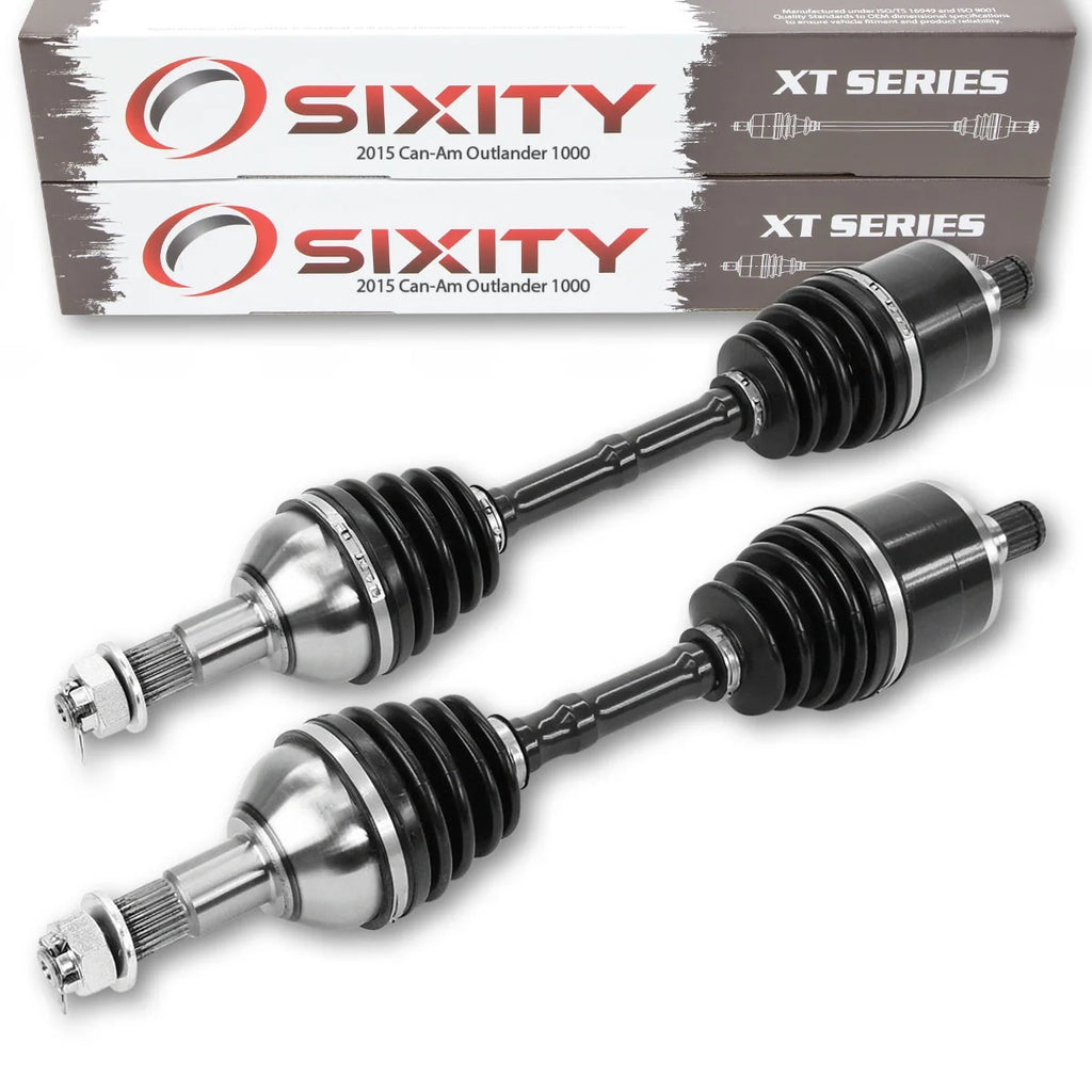 2 pc Sixity XT Rear Left Right Axle compatible with Can-Am Outlander 1000 2015 - EFI 4X4