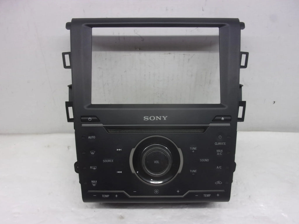 Used 2013 Ford Fusion Sony Radio Control Panel Climate Control DS7T-18E245-PK OEM (Good)