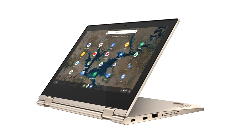 Used Lenovo 82BB0008US IdeaPad Flex 3 CB 11IGL05 11.6" HD Touchscreen Laptop Celeron N4020 1.1GHz Intel UHD Graphics 600 4GB RAM 64GB SSD Almond Chrome OS