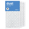 AIRx Filters 16x30x1 Air Filter MERV 8 Pleated HVAC AC Furnace Air Filter, Dust 4-Pack Made in the USA