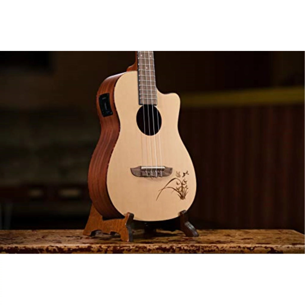 Ortega Bonfire Series Acoustic Electric Ukulele Bass