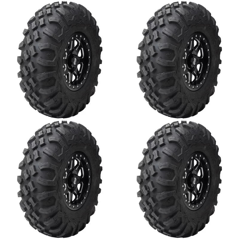 (4 Pack) Tusk Megabite Radial Tire 27x10-12 For YAMAHA Wolverine X2 850 XT-R 2022