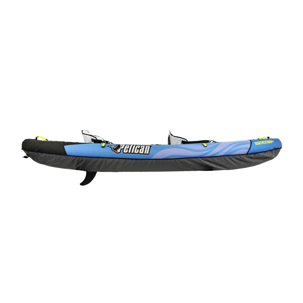 Pelican - Convertible Inflatable Tandem Kayak iESCAPE 110 - Navy Blue
