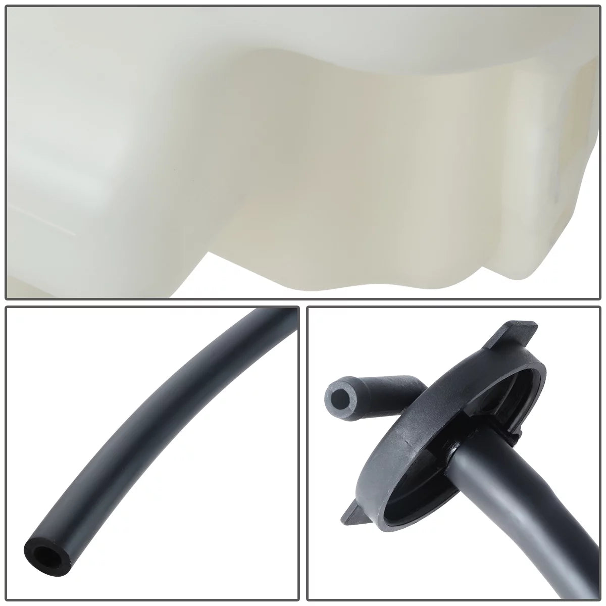 DNA Motoring OEM-RT-MI3014111 For 2008-2015 Mitsubishi Lancer Evo Ralliart Turbo OE Style Coolant Reservoir Tank