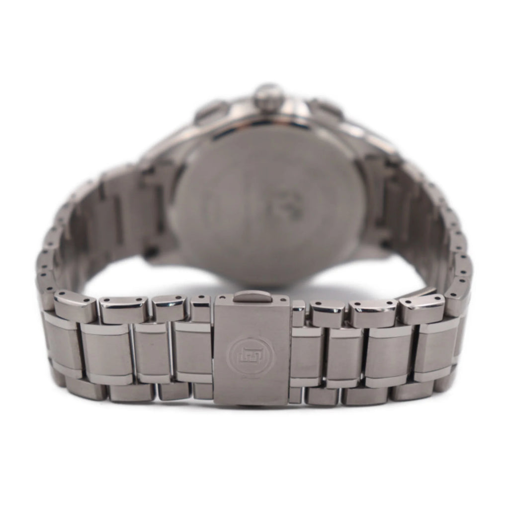 Secondhand CITIZEN Citizen EXCEED Exceed Watch H820-T023916 Titanium Silver Black Dial Eco Drive Solar Radio (Good)
