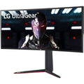 LG 34" 160Hz (Overclock) Nano IPS UltraWide QHD Gaming Monitor AMD FreeSync Premium & G-SYNC Compatible 3440 x 1440 (2K) 2 x HDMI, DisplayPort, USB 3.0 UltraGear 34GN85B-B