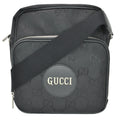 Used GUCCI Off The Grid GG Monogram Nylon Shoulder Bag Black 625858
