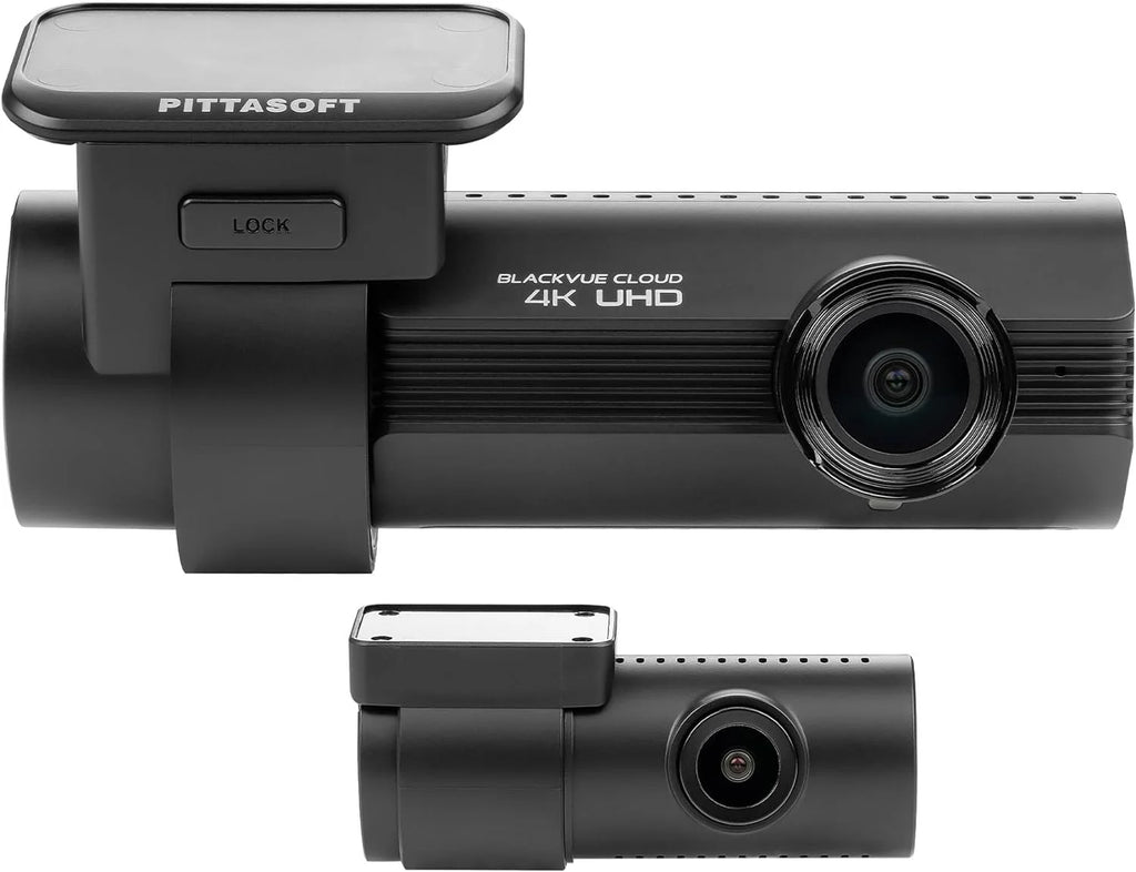 BlackVue Dash Cam Front and Rear DR970X-2CH Plus 64GB | 4K UHD Cloud Dashcam | STARVIS 2 CMOS Sensor | Built-in Wi-Fi, GPS, Parking Mode | LTE and Mobile Hotspot via Optional LTE Module