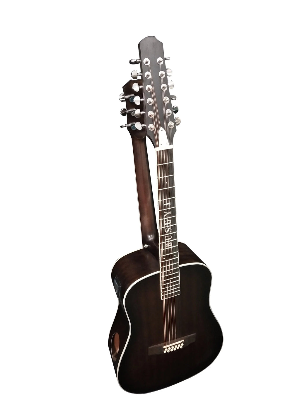 12/6 Strings Acoustic Double Neck, Double Sided Busuyi Guitar 2021 NPT