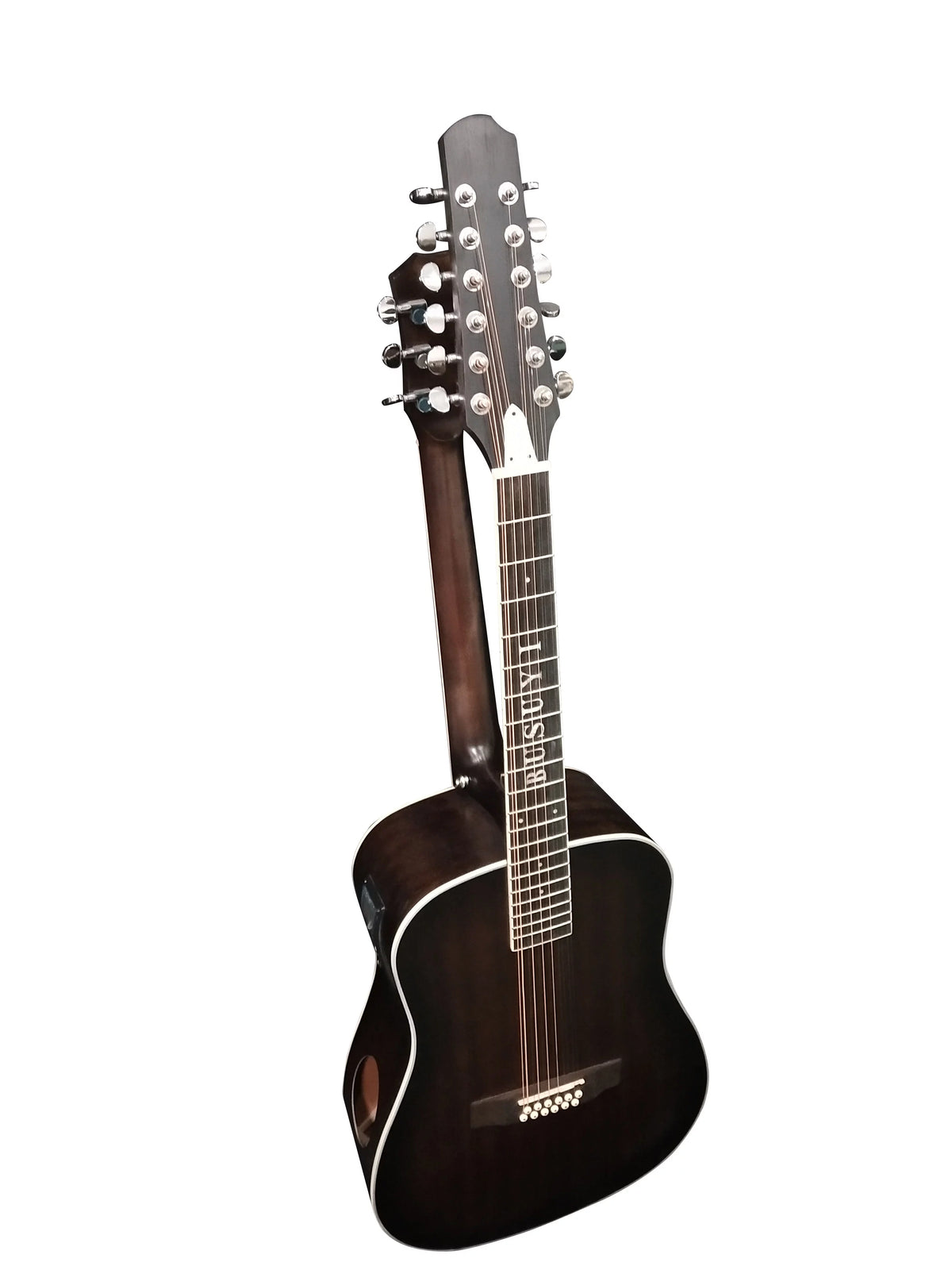12/6 Strings Acoustic Double Neck, Double Sided Busuyi Guitar 2021 NPT
