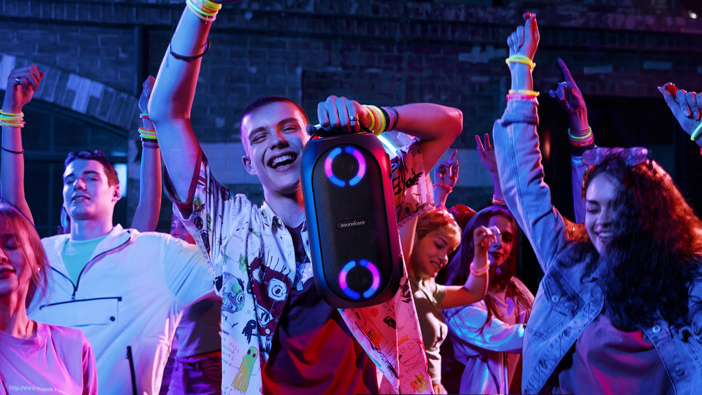 Soundcore by Anker- Rave PartyCast Portable Speaker | 80W | IPX7 Waterproof | 18-Hour Playtime | Black | A3390Z12