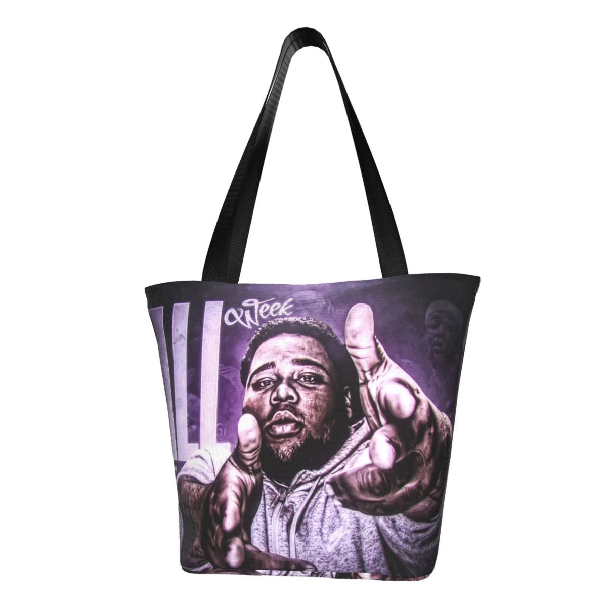 Rod Wave Singer Female Tote Bag Large Capacity Handbag Shoulder Bag Gift For Shopping Travel Beach Picnic Work School