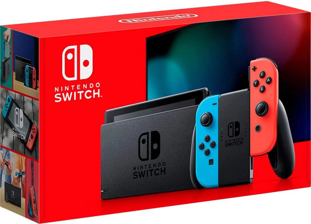 Nintendo - Switch 32GB Console - Neon Red/Neon Blue Joy-Con459