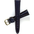 Seiko Watchband 20mm Black Genuine Padded Java Lizard MS9436 fits SDW664 part#54275