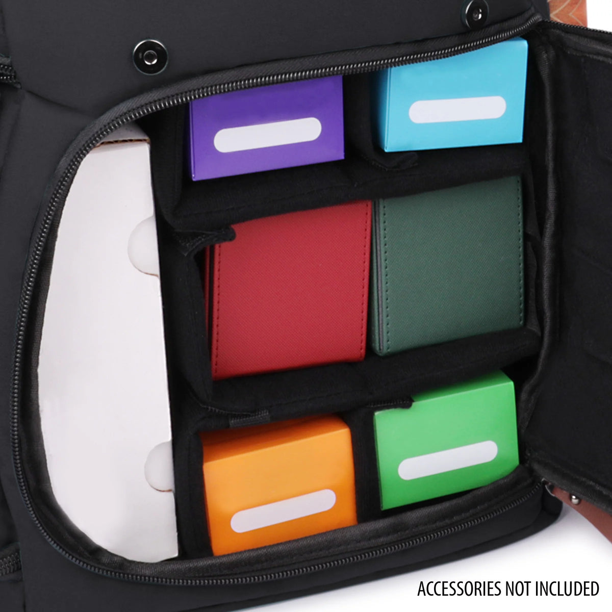 ENHANCE Full-Size Trading Card Storage Box Backpack for Playing Card Case - Card Binder Space