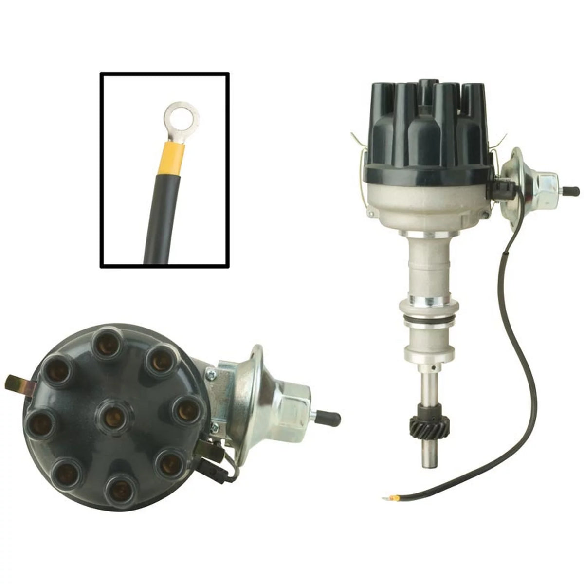 New Distributor Replacement For 1969-74 Replacement Ford Mercury W/ 351 5.8 C9OF 12127-Z, D0AF 12127-AC, D0AF 12127-V, D0OF 12127-M, D0OF 12127-N, D0OF 12127-R, D3AF 12127-AA