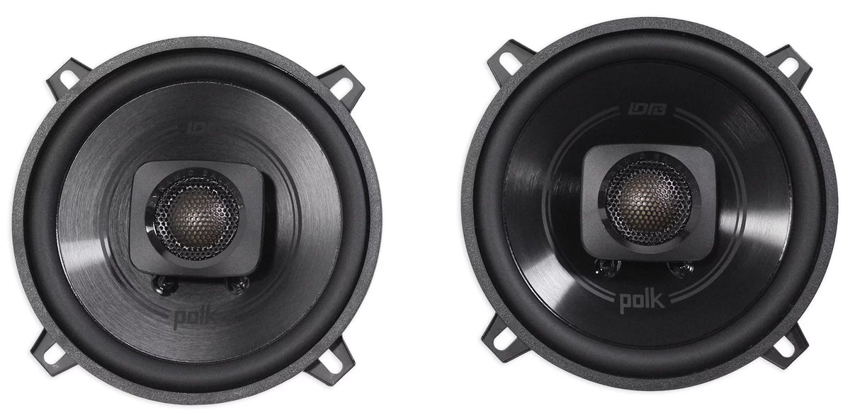 (2) Polk Audio DB522 5.25" 600w Car/Marine/Motorcycle Speakers+Speaker