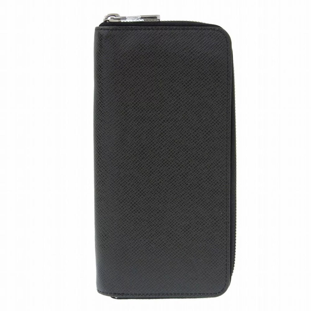 Secondhand Louis Vuitton LOUIS VUITTON Taiga Zippy Wallet Vertical Round Zipper Long Noir M30503 (Good)