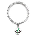 Rock Roll High Notes Intense Sliver Bracelet Pendant Jewelry Chain Adjustable Bangle
