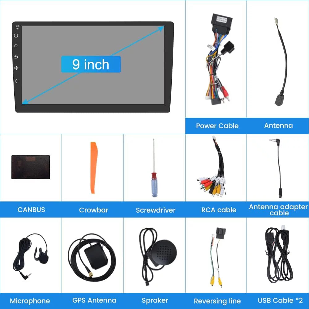 2G+32G 9 inch Car Radio Stereo for Chevy Spark 2013 2014 2015 with Wireless Android Auto Apple carplay