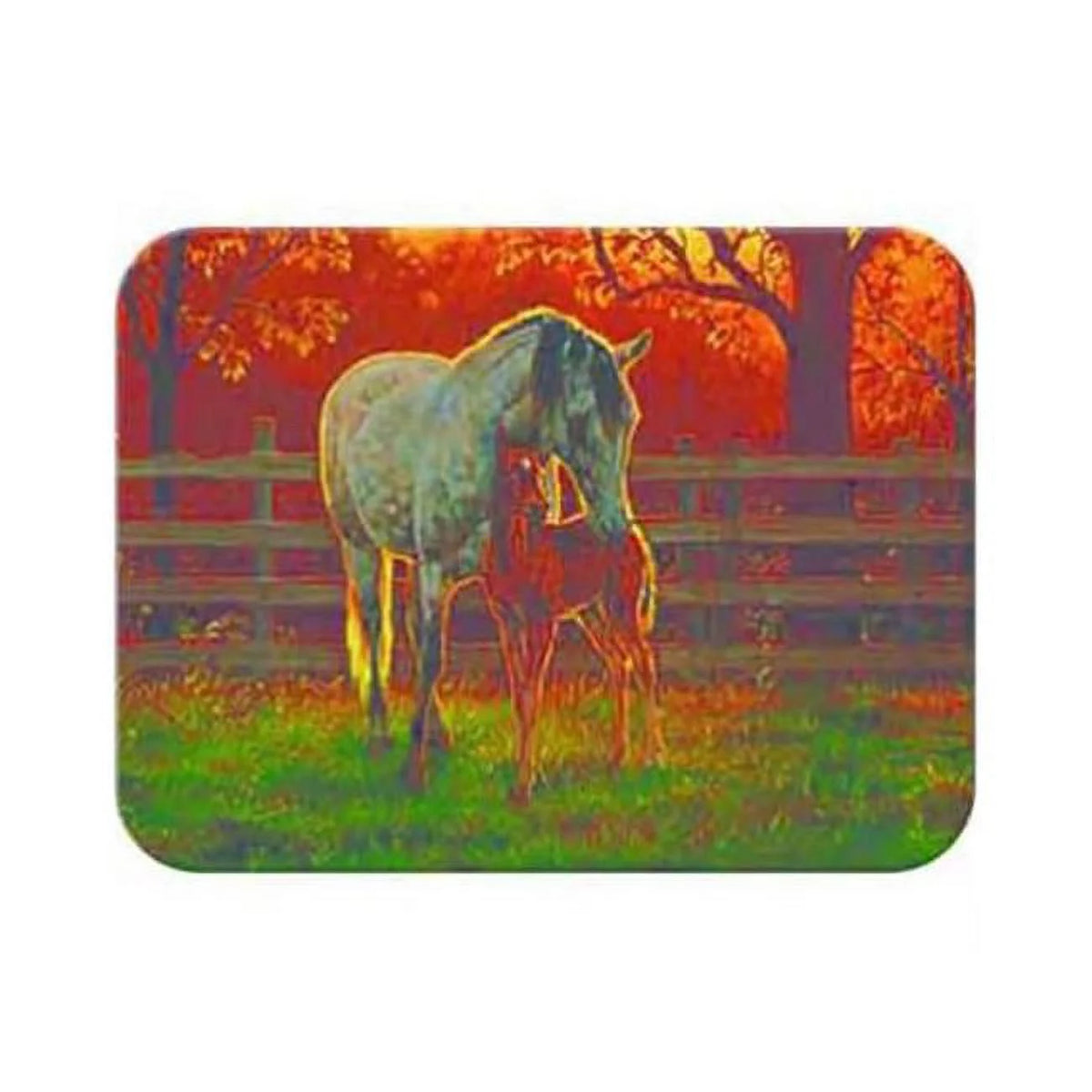 McGowan  Tuftop Mare and Foal Cutting Board - Medium