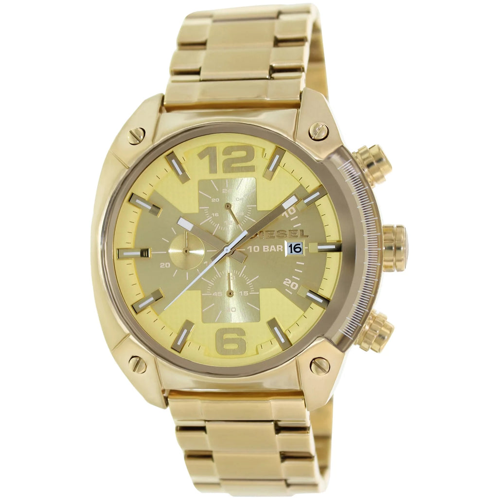 Diesel Men's Overflow DZ4299 Gold Corrosion-free-Alloy Quartz Watch
