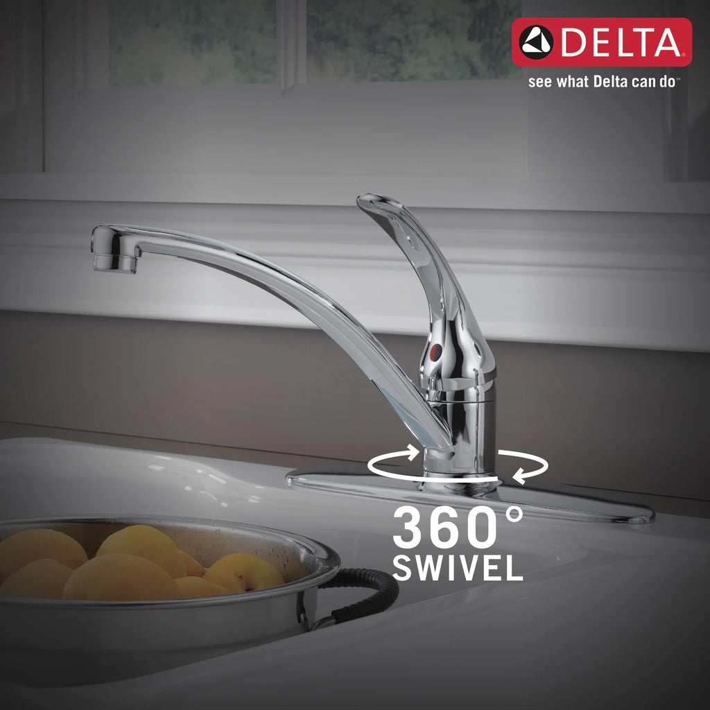 Delta Foundations® Single Handle Kitchen Faucet with Spray