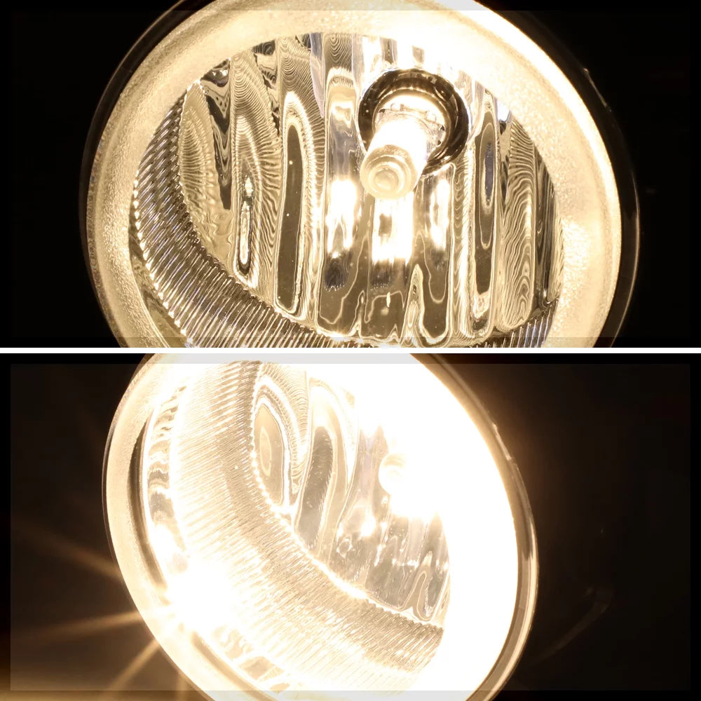 Clear Lens Fog Lights Bumper Driving Lamps for 05-10 Dodge Challenger/Charger Fits select: 2008-2010 DODGE GRAND CARAVAN, 2005-2009 CHRYSLER TOWN & COUNTRY