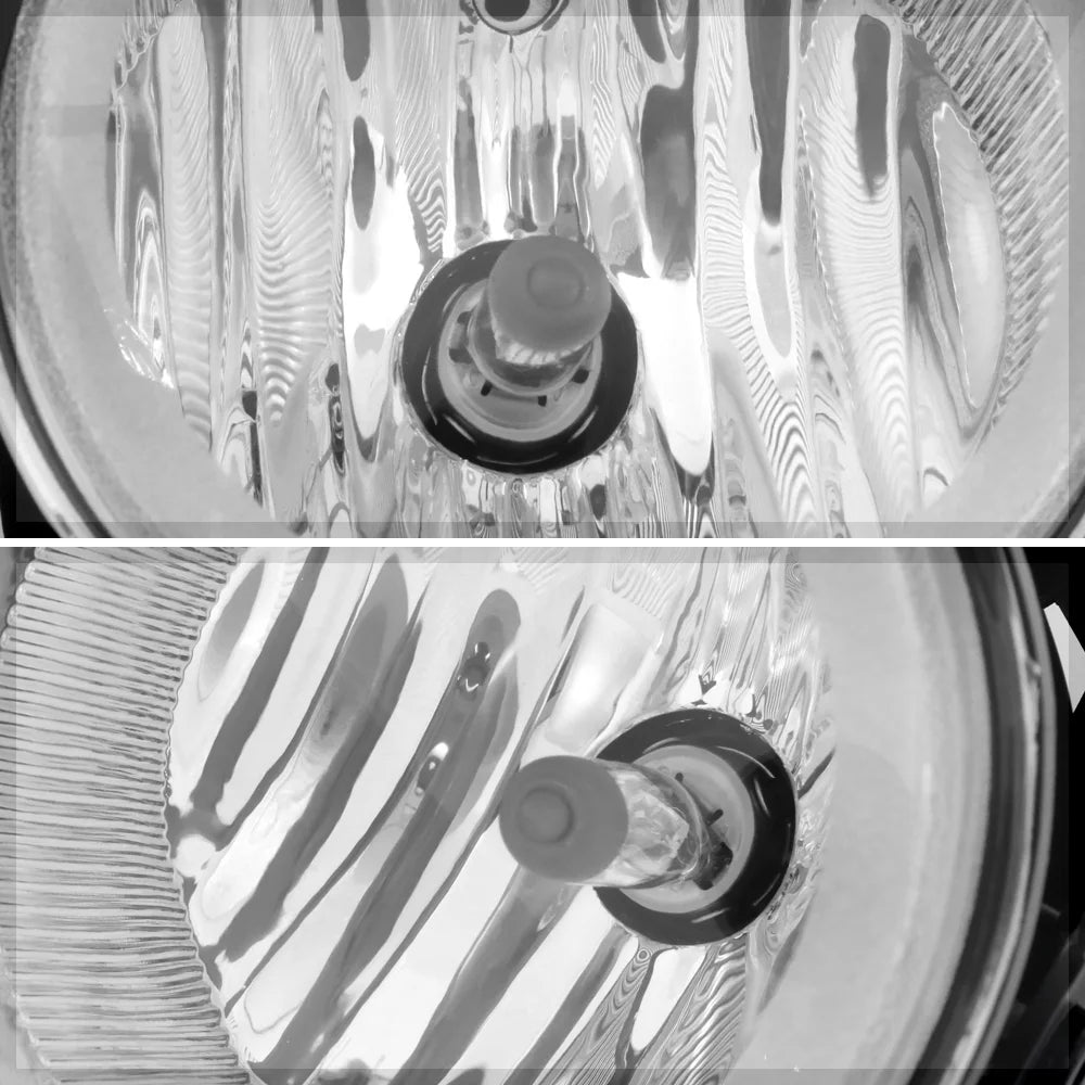 Clear Lens Fog Lights Bumper Driving Lamps for 05-10 Dodge Challenger/Charger Fits select: 2008-2010 DODGE GRAND CARAVAN, 2005-2009 CHRYSLER TOWN & COUNTRY