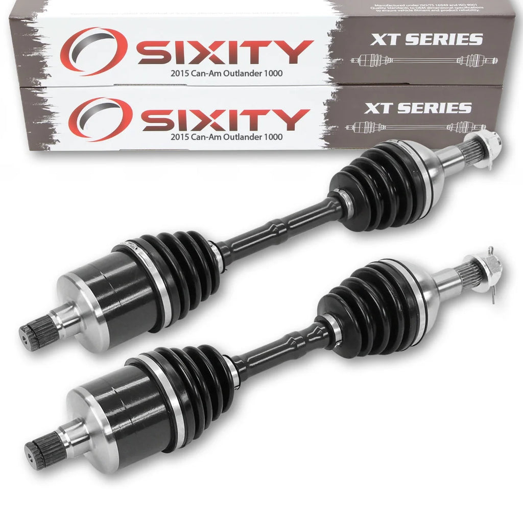2 pc Sixity XT Rear Left Right Axle compatible with Can-Am Outlander 1000 2015 - EFI 4X4