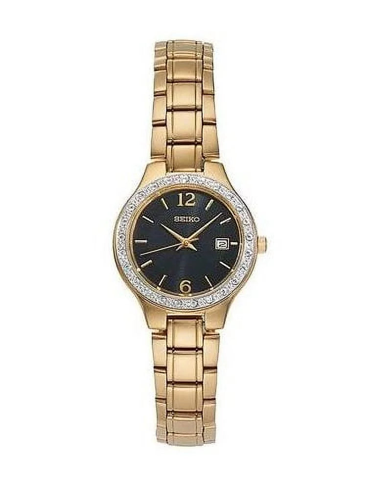 Seiko Female Gold-Tone Watch SUR768