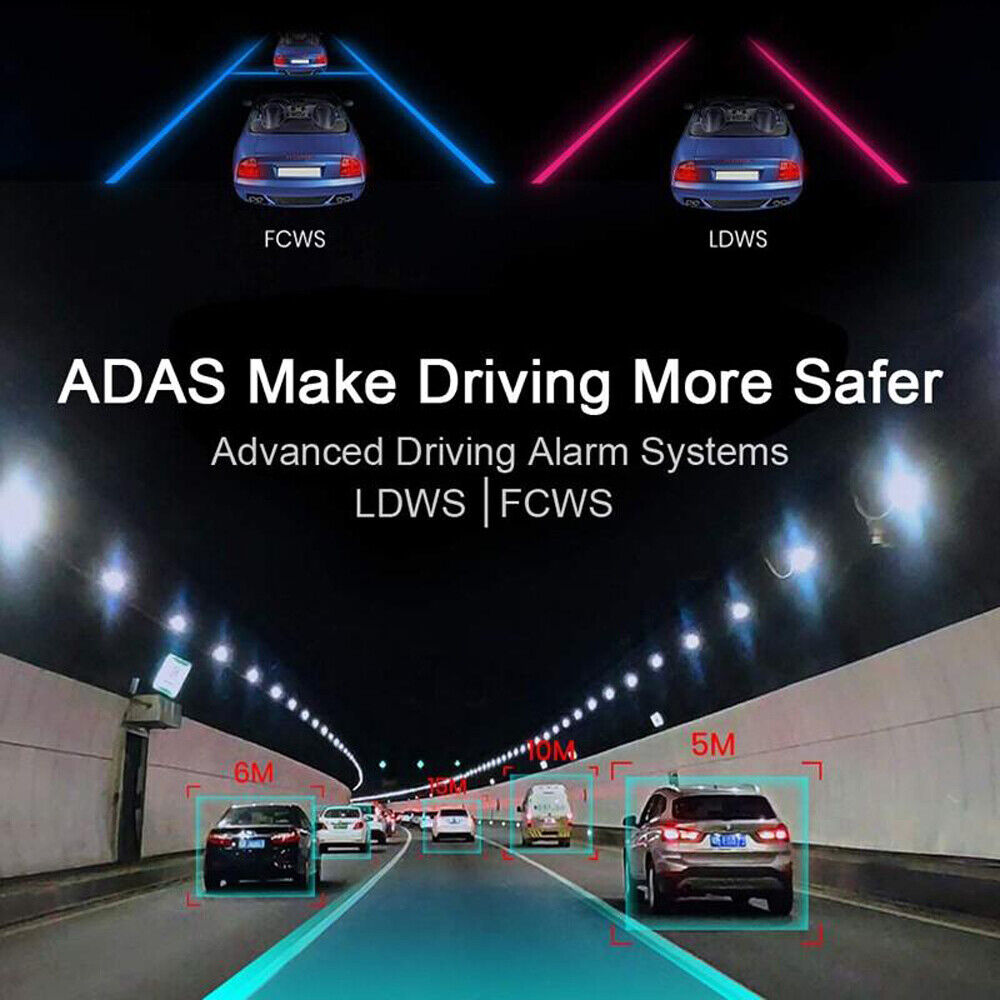 Dash Cam 170&deg; WiFi  Cam Recorder - 1080P HD Car Camera