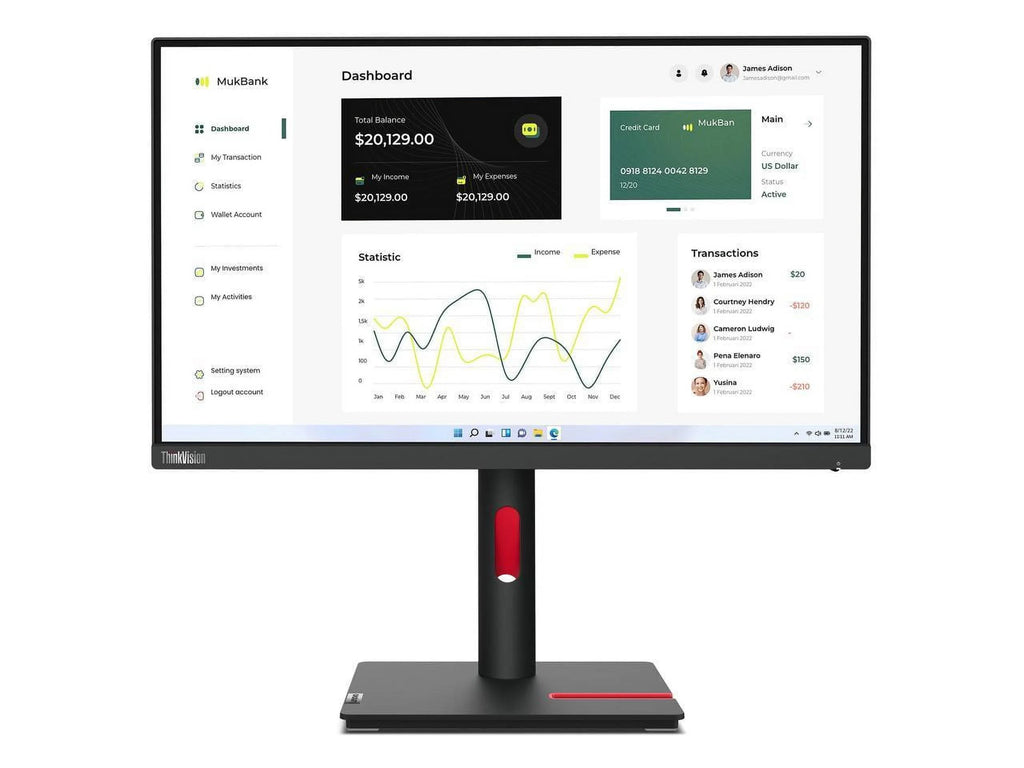 Lenovo ThinkVision 23 inch Monitor - T23i-30
