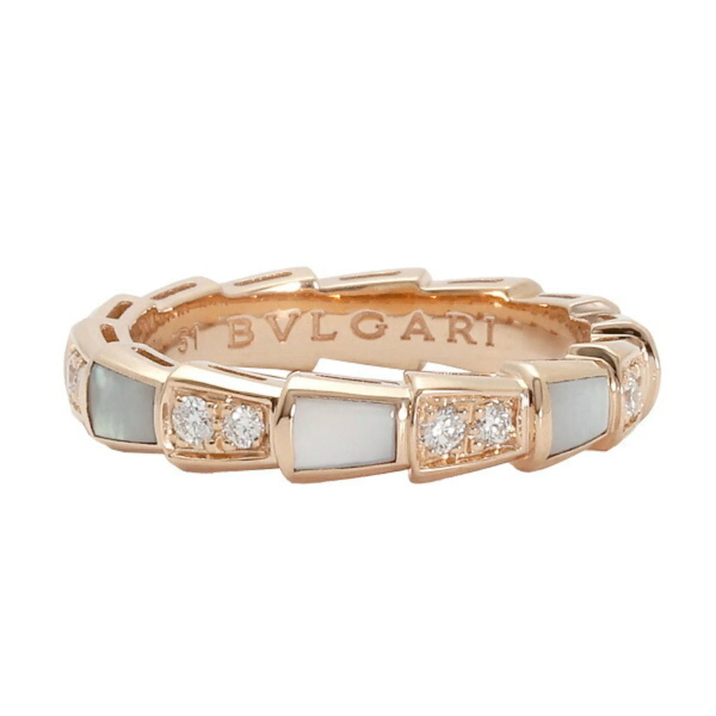 Secondhand Bvlgari Serpenti Viper K18PG Pink Gold Ring (Good)