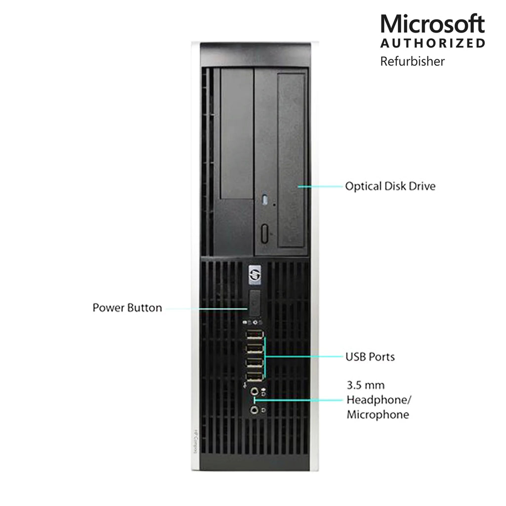 Hp Elite 8100 SFF Core i5 3.2Ghz 4GB 500Gb SSD WiFi Windows 10 Home Desktop Computer - 1 Year Warranty