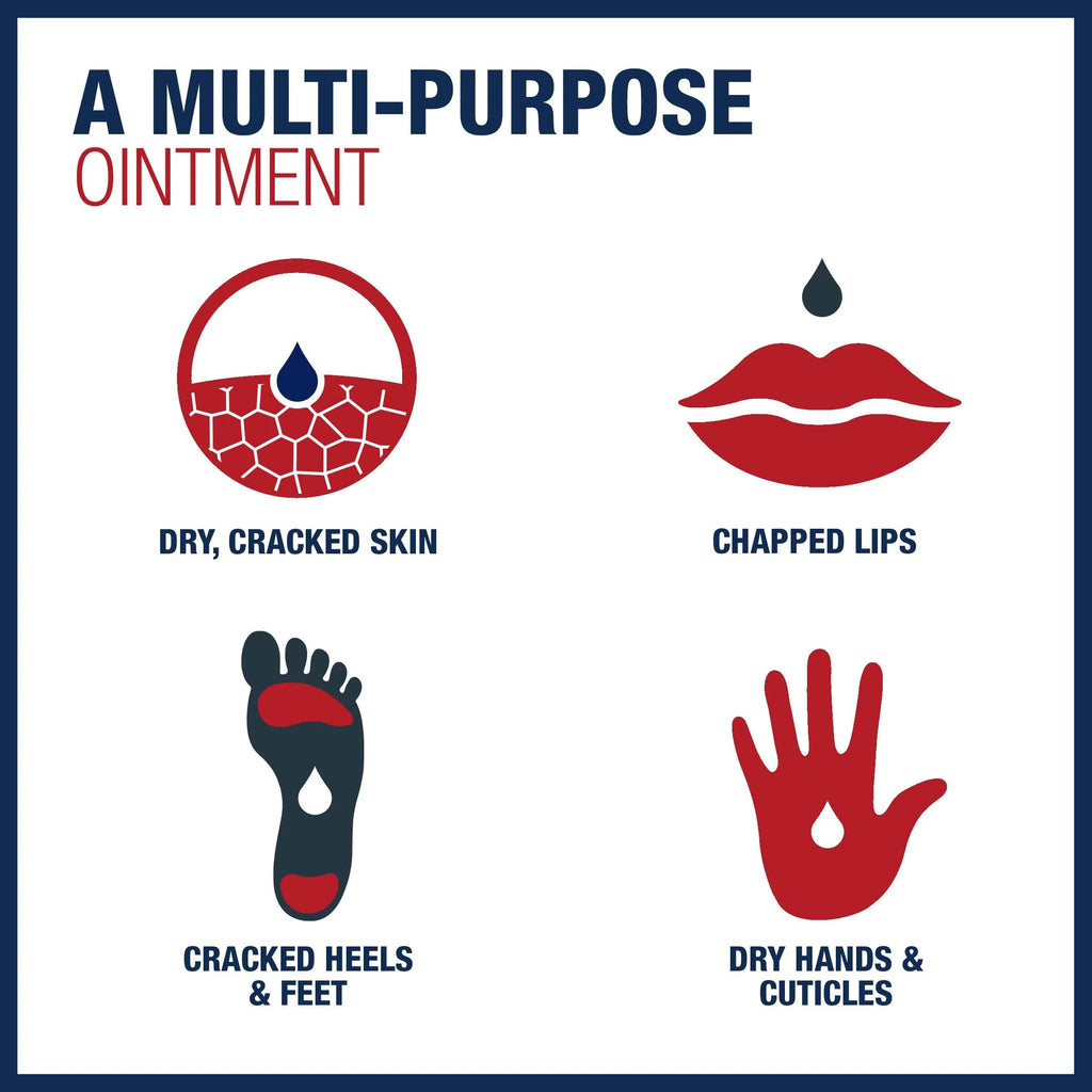 Aquaphor Healing Ointment - Travel Size Protectant for Cracked Skin - Dry Hands, Heels, Elbows, Lips, Packaging May Vary, 1.75 Ounce (Pack of 3)