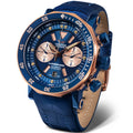 Vostok-Europe Lunokhod 2 Grand Chronograph Blue Rose Gold
