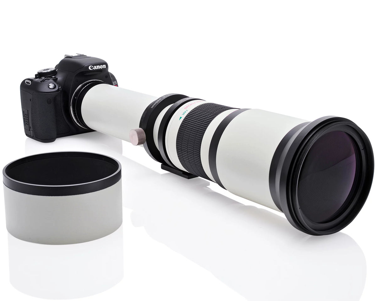 Opteka 650-1300mm High Definition Telephoto Lens for Sony Alpha E-Mount a9, a7r, a7s, a7, a6500, a6300, a6000, a5100, a5000, a3000, NEX-7, NEX-6, NEX-5T, NEX-5N, 5R and 3N Digital Mirrorless Cameras