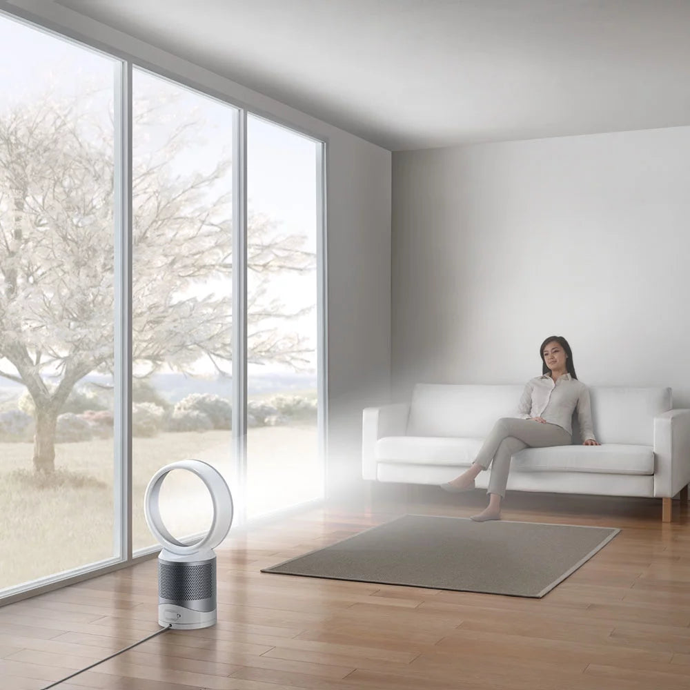 Dyson DP01 Pure Cool Link Desk Air Purifier & Fan | White/Silver | Refurbished