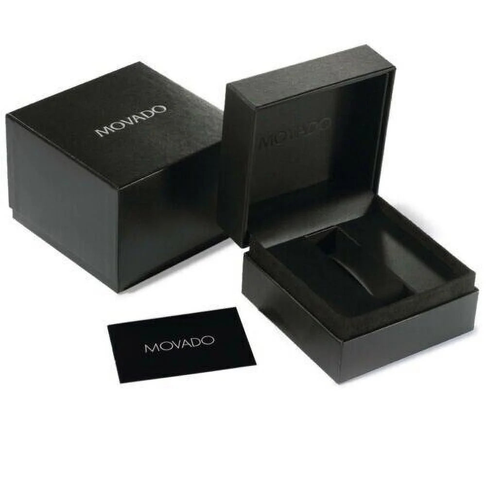 MOVADO 0606962 ESPERANZA BLACK DIAL TWO TONE Corrosion-free Metal MENS WATCH