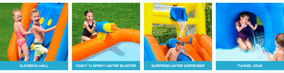 H2OGO! Maui Mountain Kids Inflatable Water Park 23' 4" Long