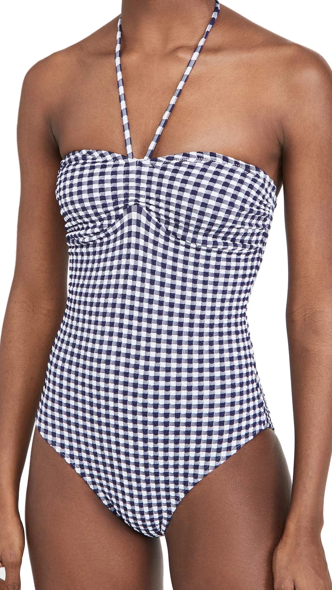 MSRP $248 Shoshanna Womens Standard Cinched One-Piece Blue Size 10