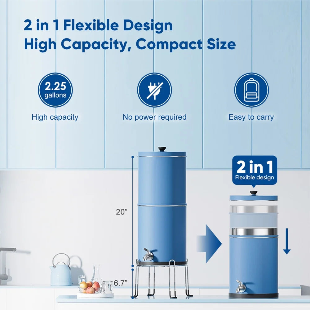 OWSOO Filter,Filter Water2.25 Rust-resistant Metal Water Filter Huiop