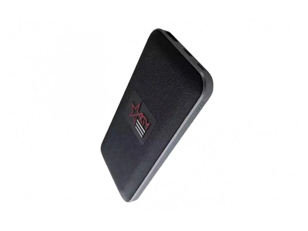 AGM Global Vision Universal Power Bank w/ Solar Panel, 10,000 mAh, Black, 6308AP